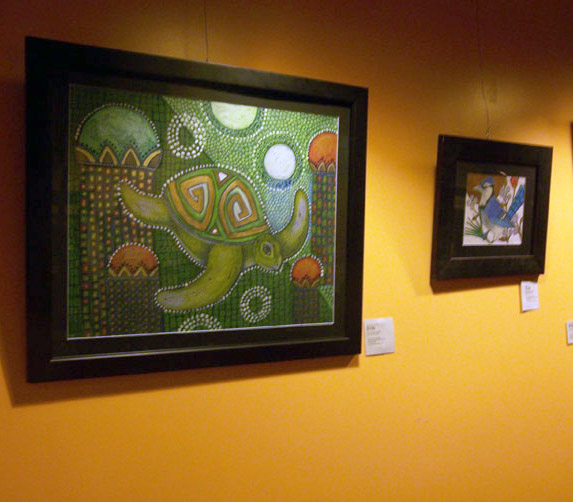 honu sea turtle painting