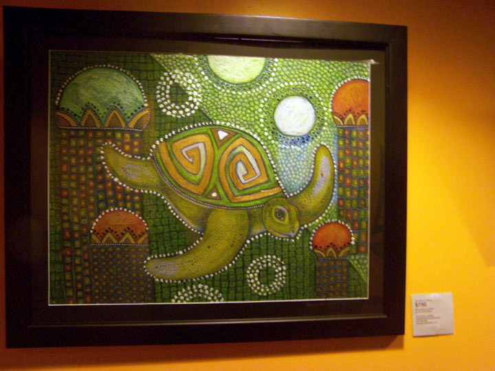 honu sea turtle animal art