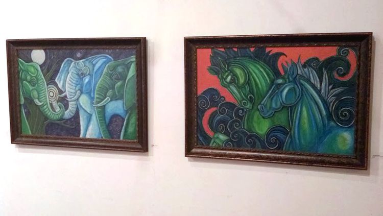 animal paintings by Lynnette Shelley