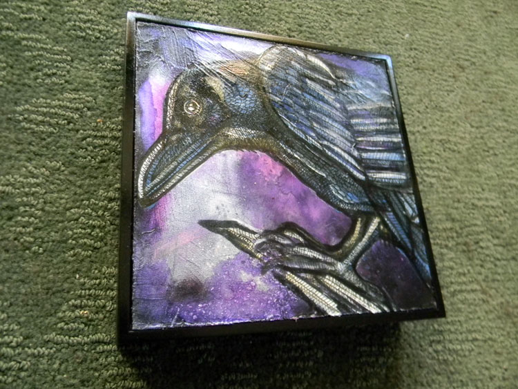 raven crow painting