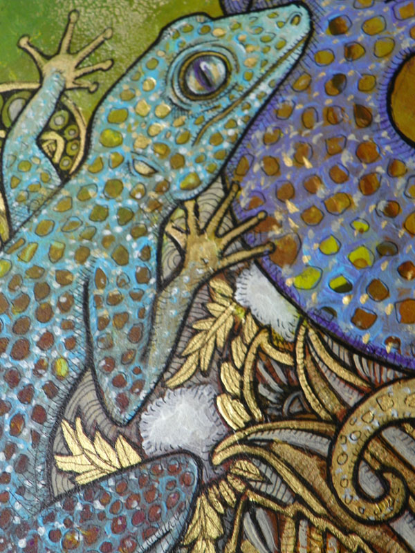 gecko animal art