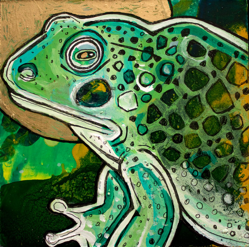 frog art