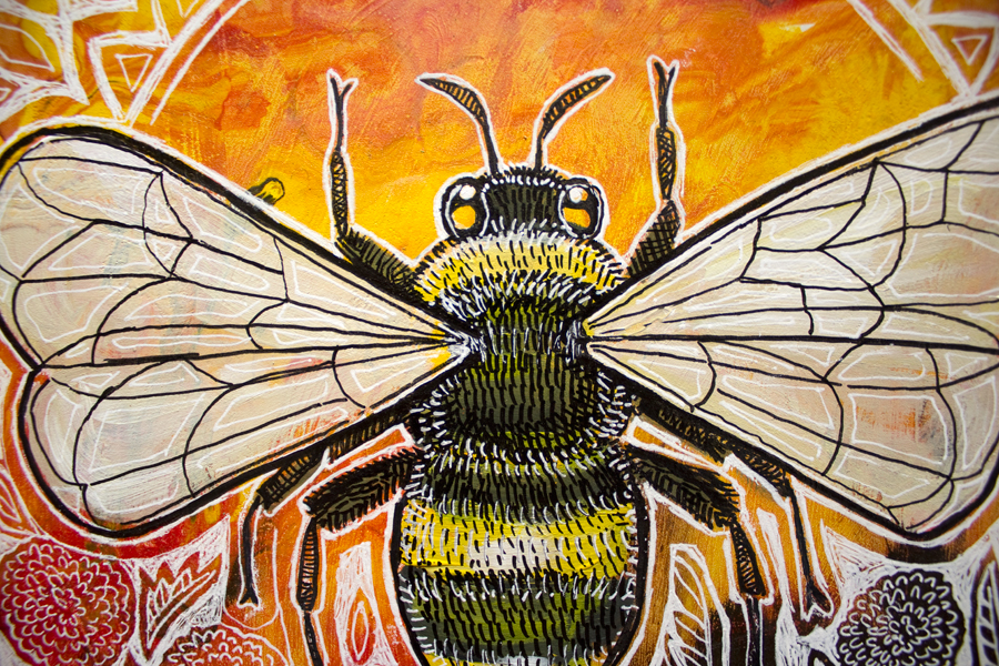 bee insect art