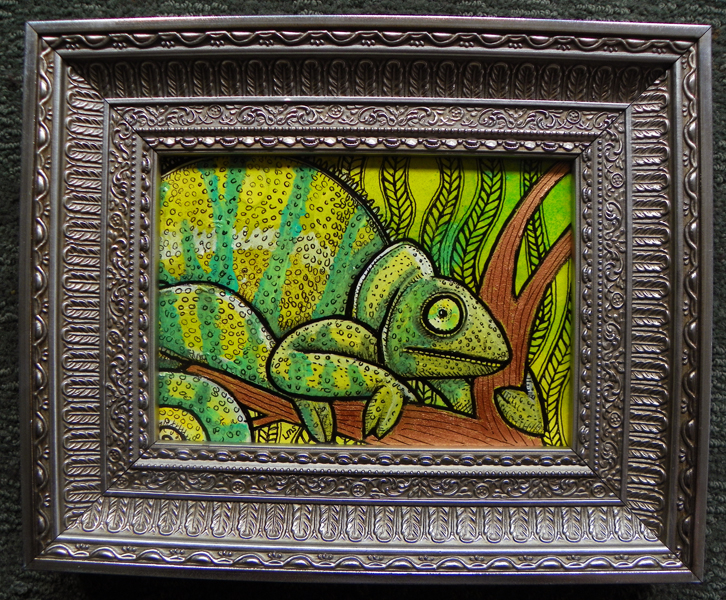 chameleon art