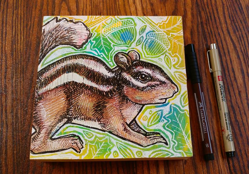 chipmunk art
