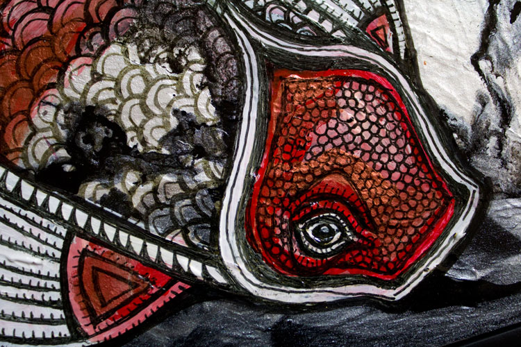 koi fish painting art