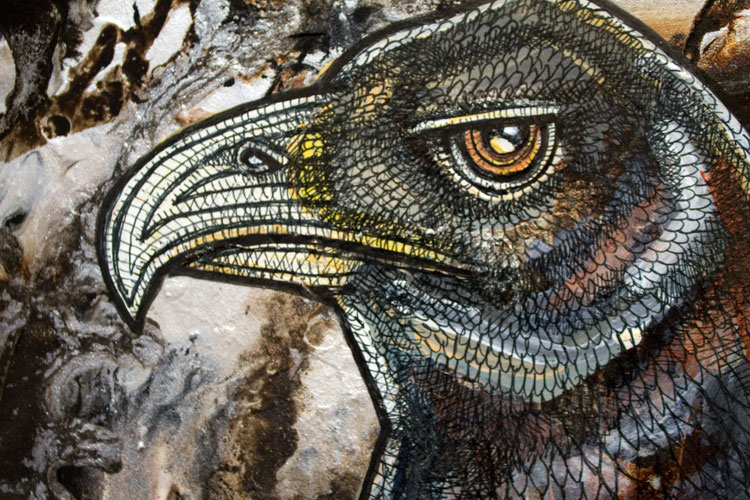 golden eagle painting art