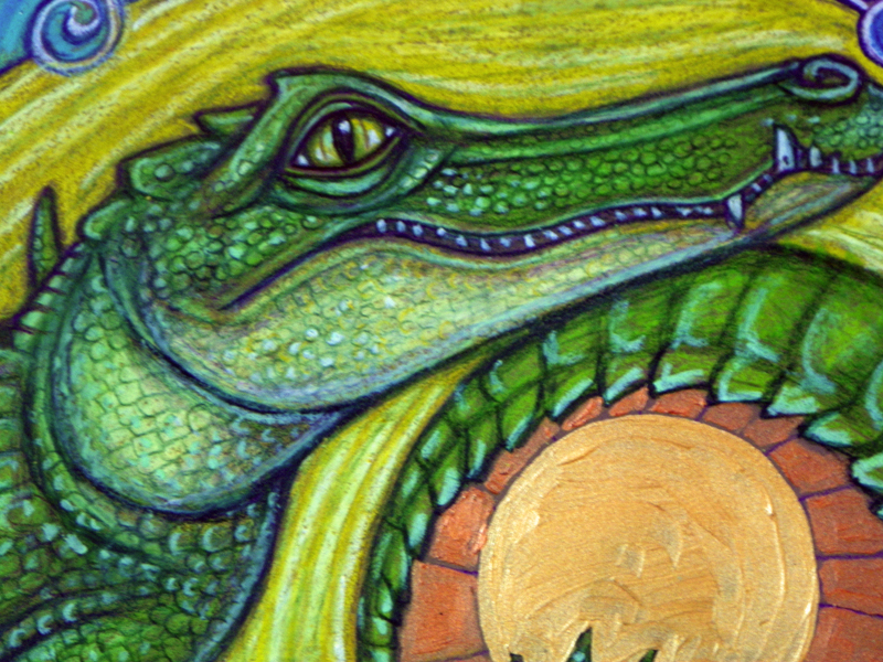 crocodile alligator art