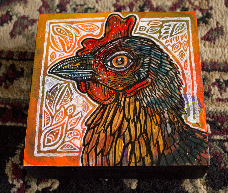 chicken art