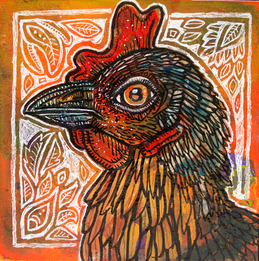 chicken art