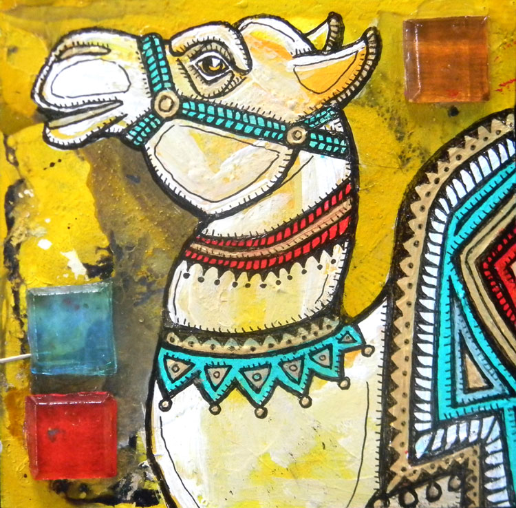 camel miniature painting