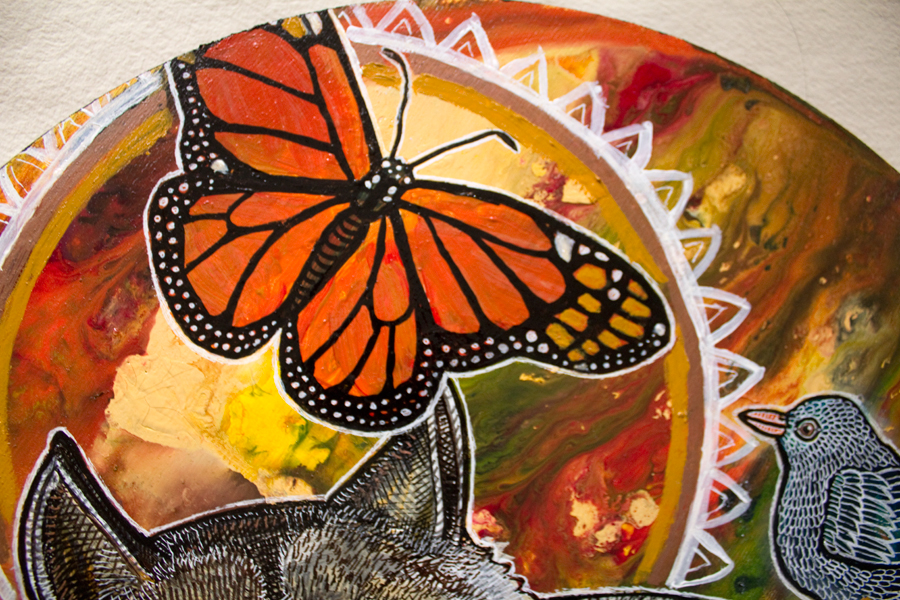 raccoon wildlife art