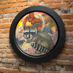 raccoon wildlife art