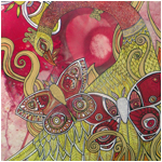 phoenix moth fantasy art