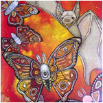 bat moth fantasy art