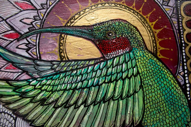 hummingbird art