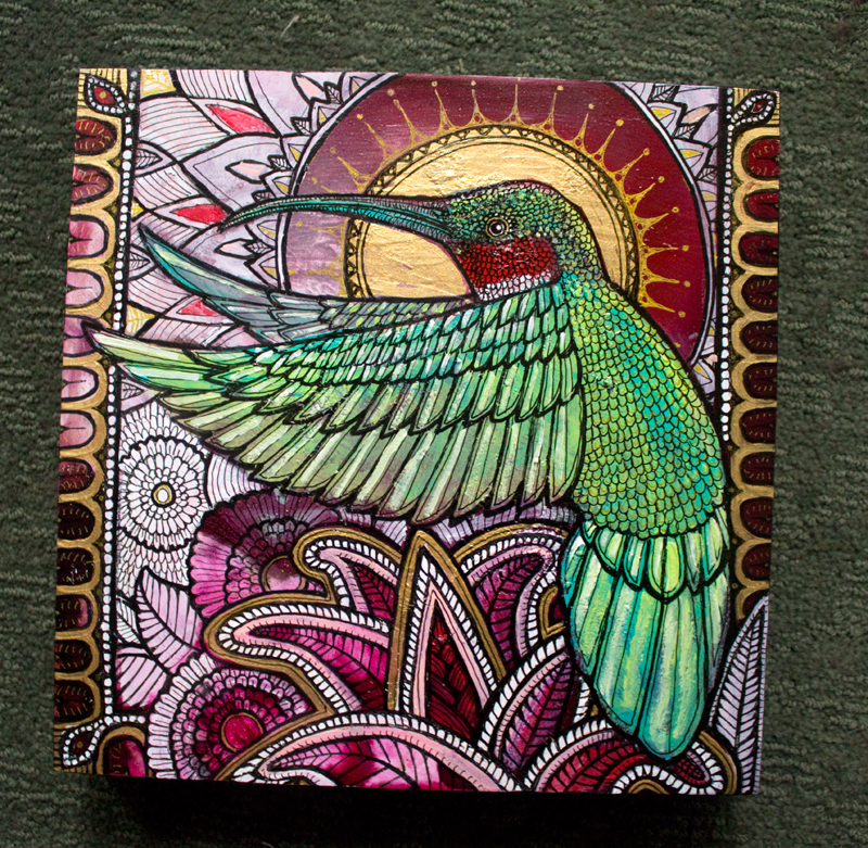 hummingbird art