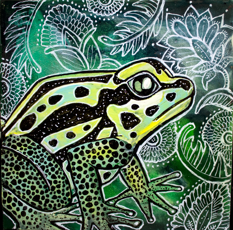 frog art
