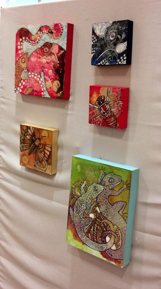 octopus painting by Lynnette Shelley