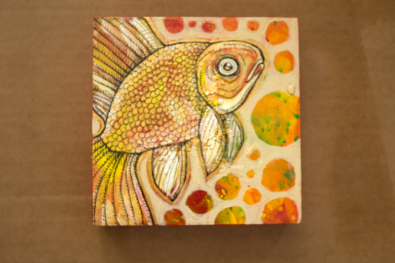 gold fish art
