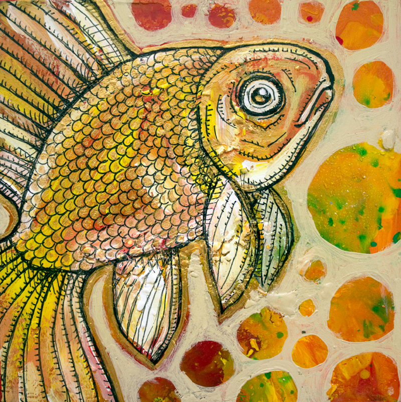 goldfish art