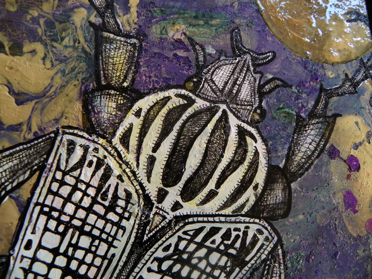 goliath beetle painting