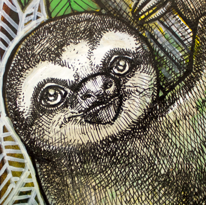 sloth art