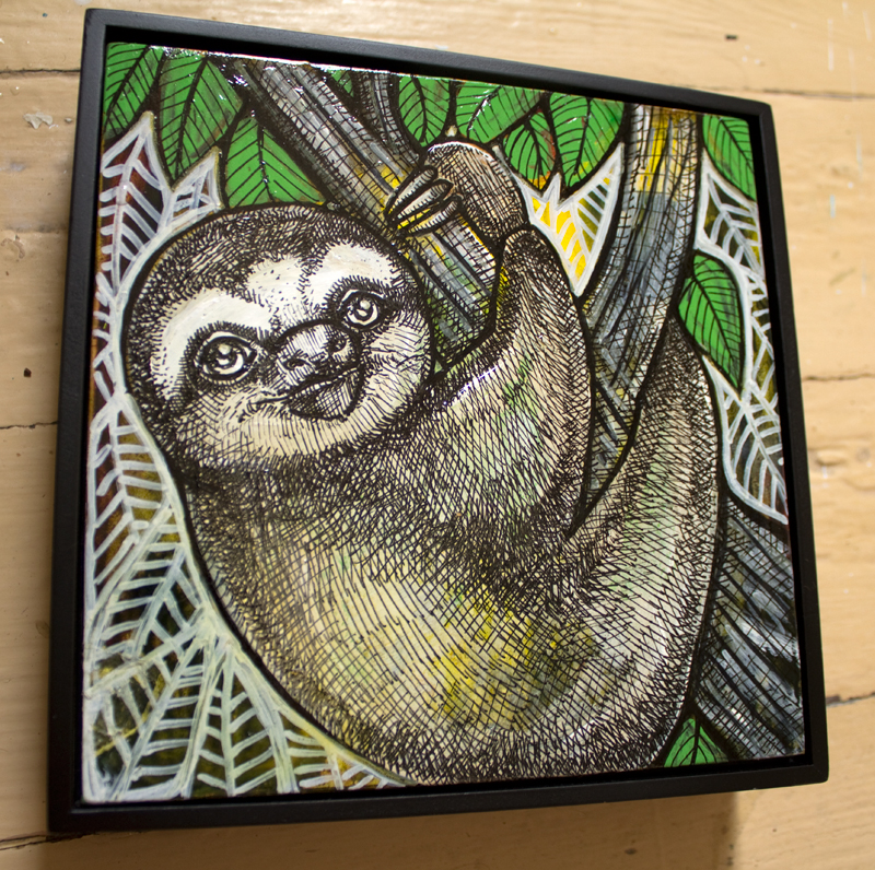 sloth art