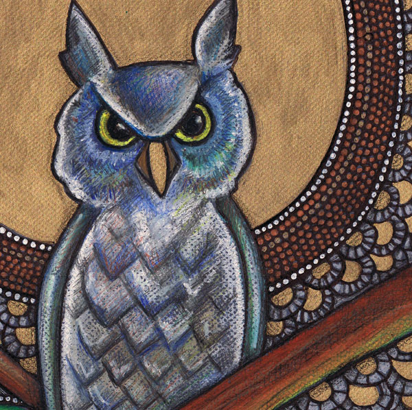 owl painting