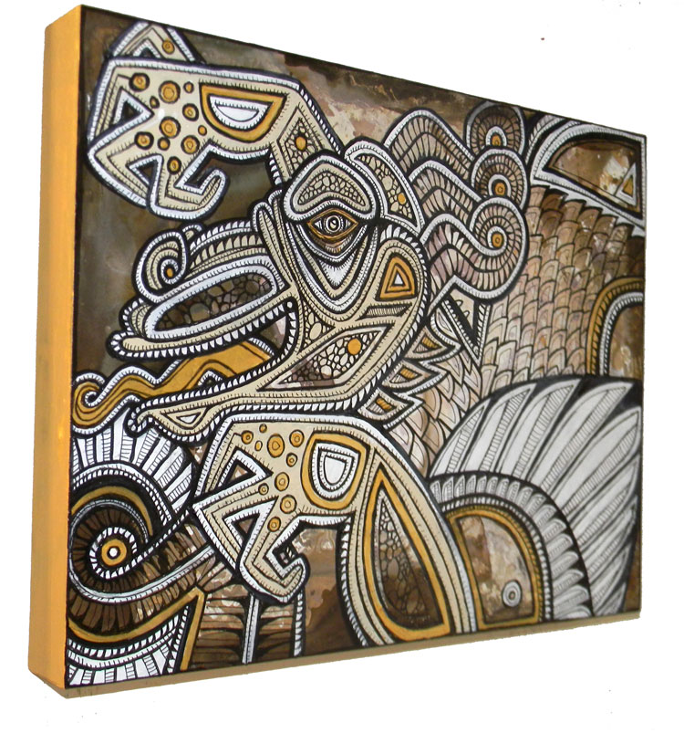 tribal dragon art