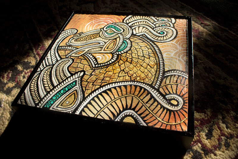 dragon tribal art