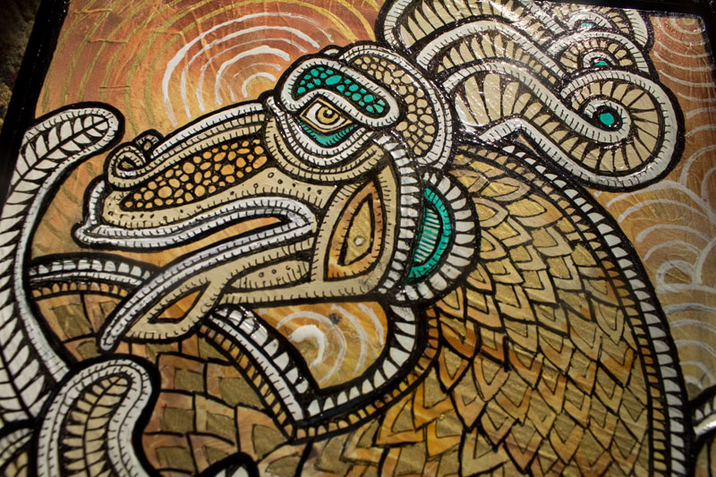 dragon tribal art