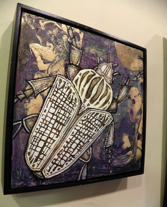 goliath beetle painting