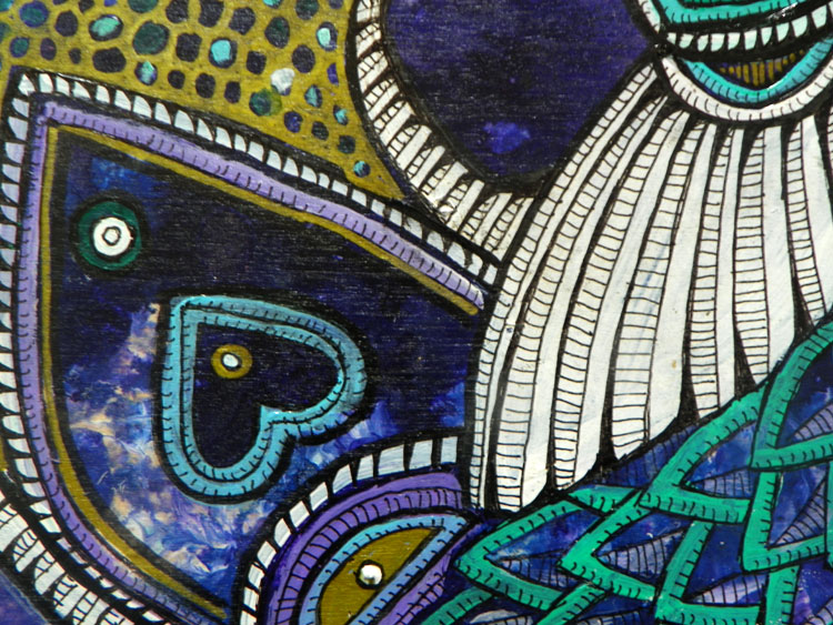 tribal fish art