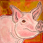 pig painting