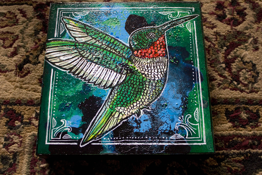 hummingbird art