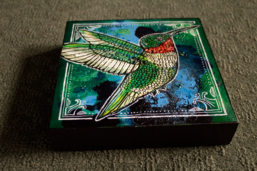 hummingbird art