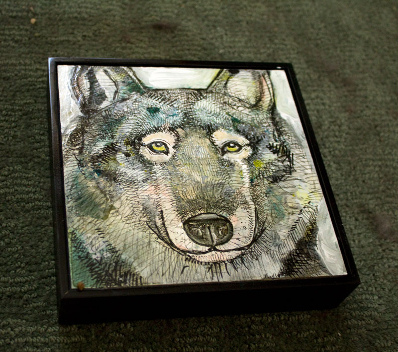 wolf art