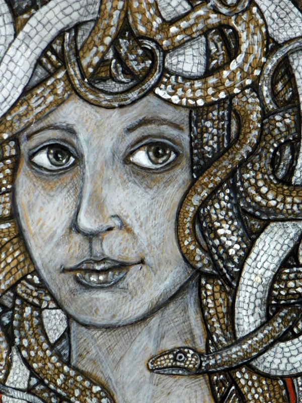 detail of medusa