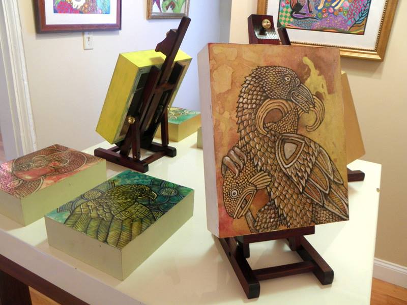 miniature art by Lynnette Shelley