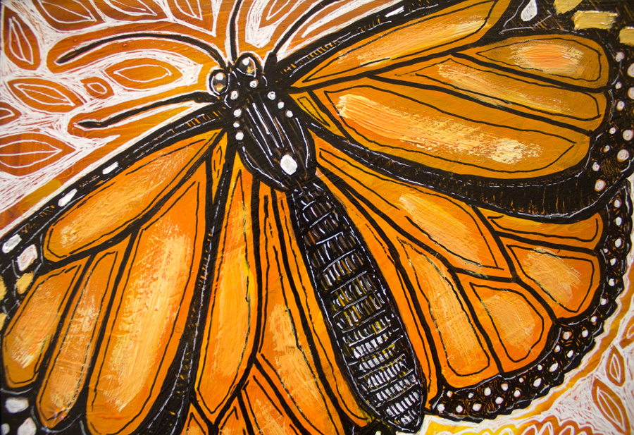 monarch butterfly art