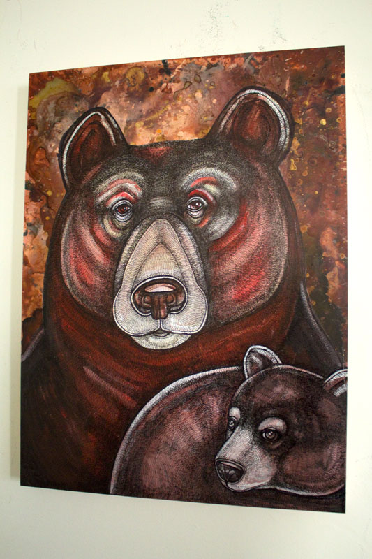 grizzly bear art