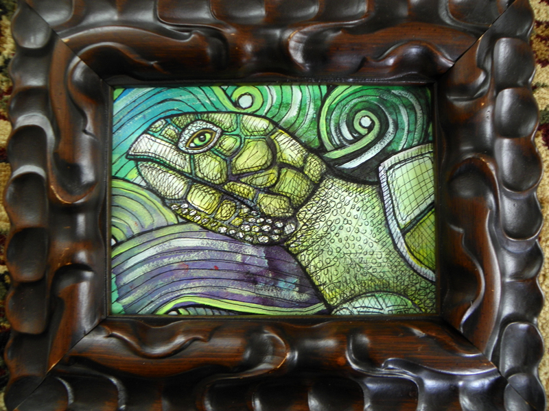 sea turtle art