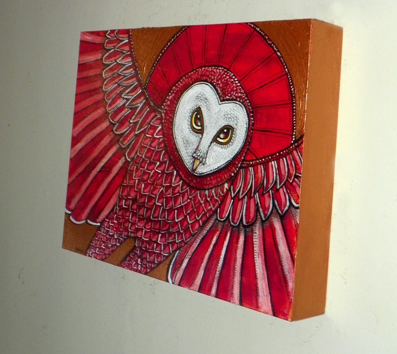 owl art by Lynnette Shelley