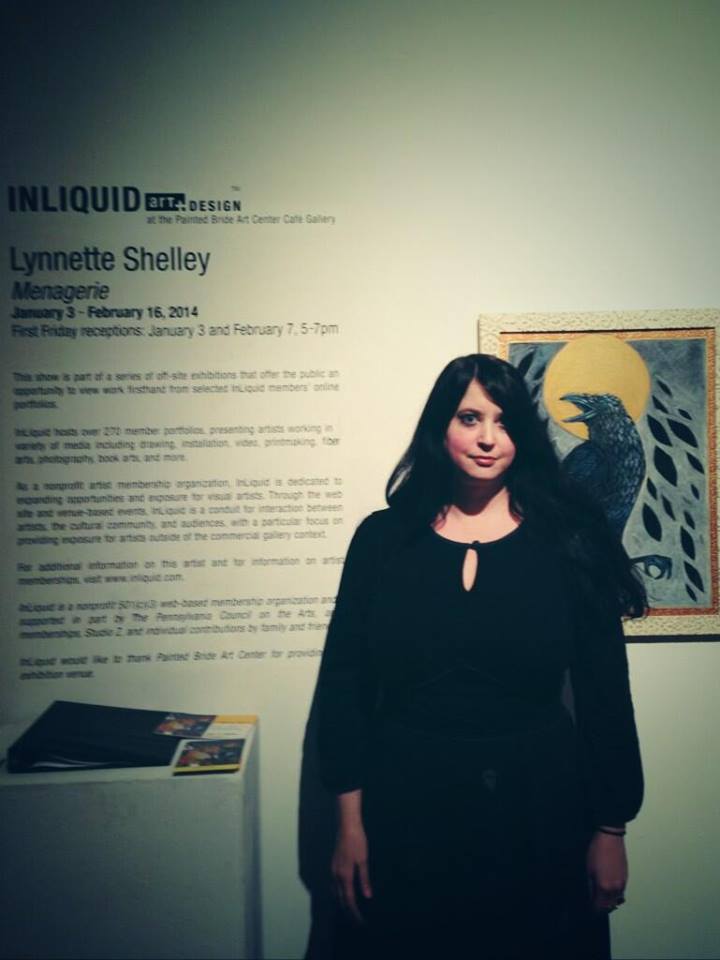 Artist Lynnette Shelley at the Painted Bride, Philadelphia