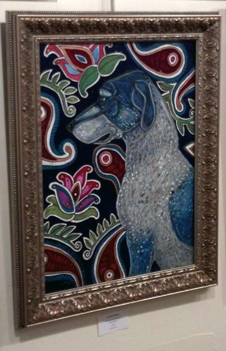 Painted Dog by Lynnette Shelley