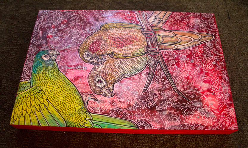 parrot conure painting