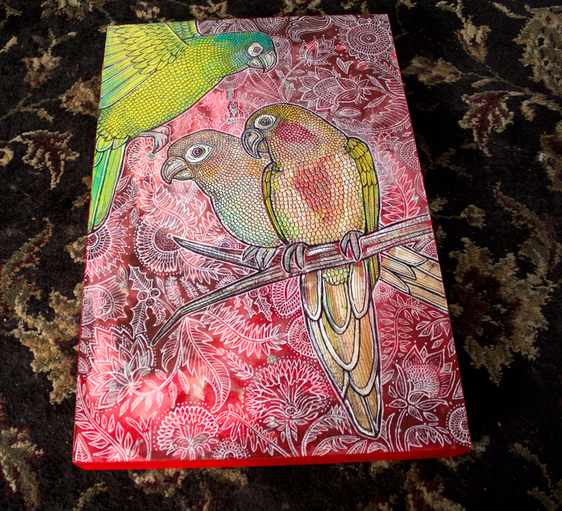 parrot conure painting