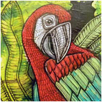 parrot painting