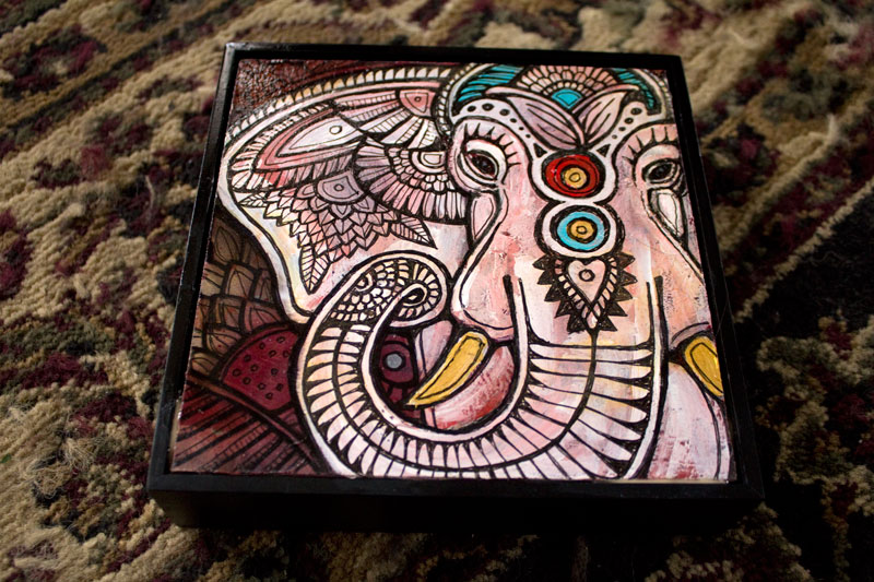 indian elephant miniature